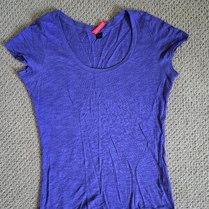 Light Purple Casual Short-Sleeve T-shirt by H&M Divided